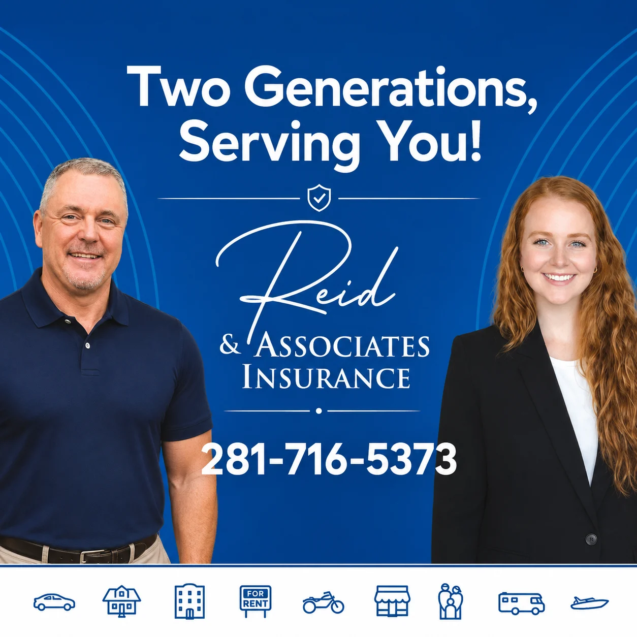 Reid & Associates Insurance agency team in Spring, TX